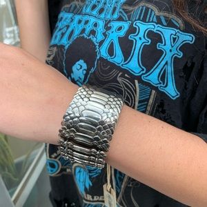 🆕ALL SAINTS || Snakeskin Metal Bracelet